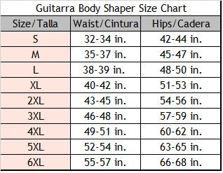 Mermaid Guitarra Knee Length Body Shaper